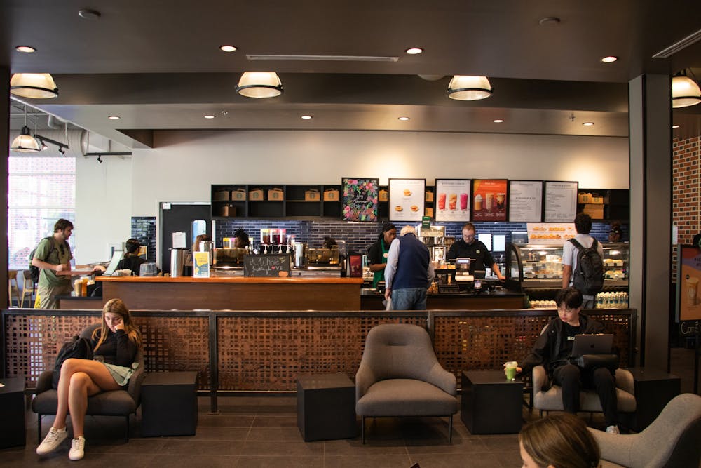 <p>Starbucks inside Lowder Hall on Oct. 22, 2023.&nbsp;</p>