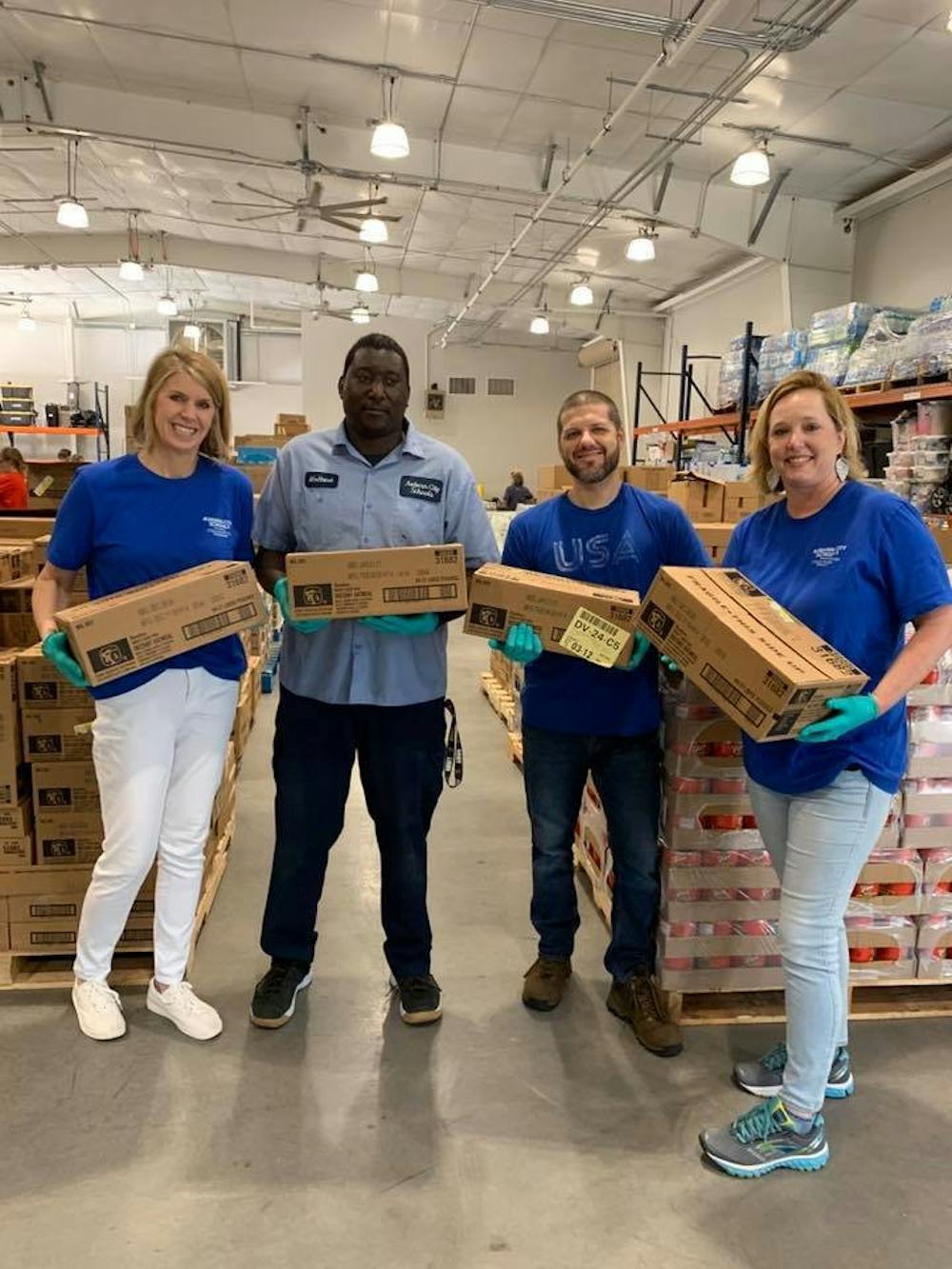 Auburn City Schools has partnered with the Dream Center to provide meal boxes to families in need after schools were closed state-wide in an effort to prevent the spread of the COVID-19 virus. 