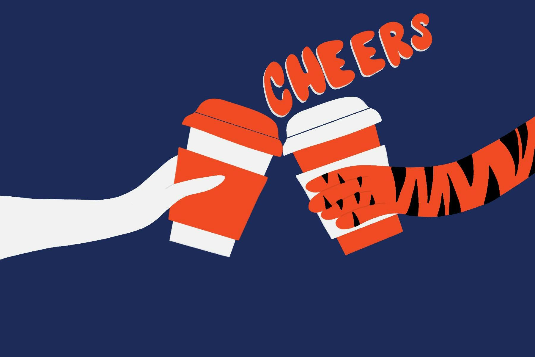 Where To Get Coffee On Campus Graphic