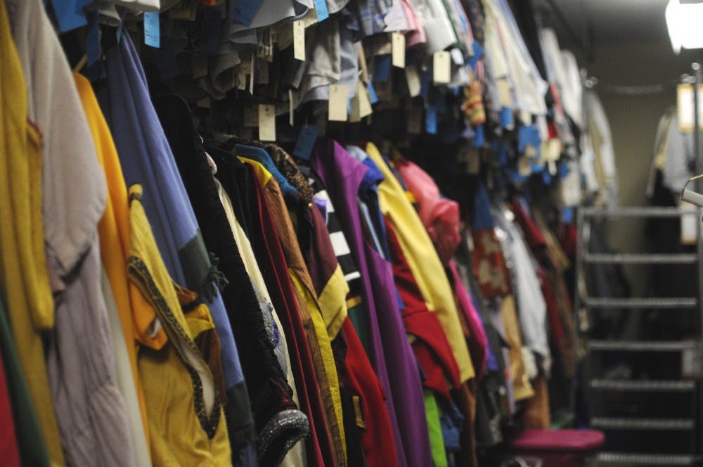 Costume closet at Peet Theater on Thursday, Nov. 9, 2017 in Auburn, Ala.