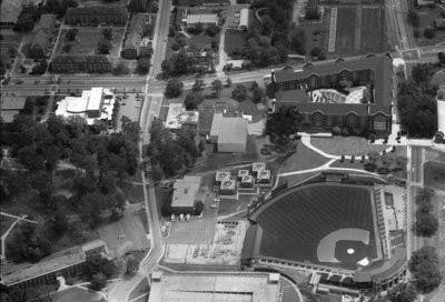 The new residence hall at the corner of South Donahue and West Samford offers many of its residents view of Plainsman Park and Jordan-Hare Stadium. It will also feature an interior courtyard for its residents to enjoy. (Courtesy of Kim Trupp)