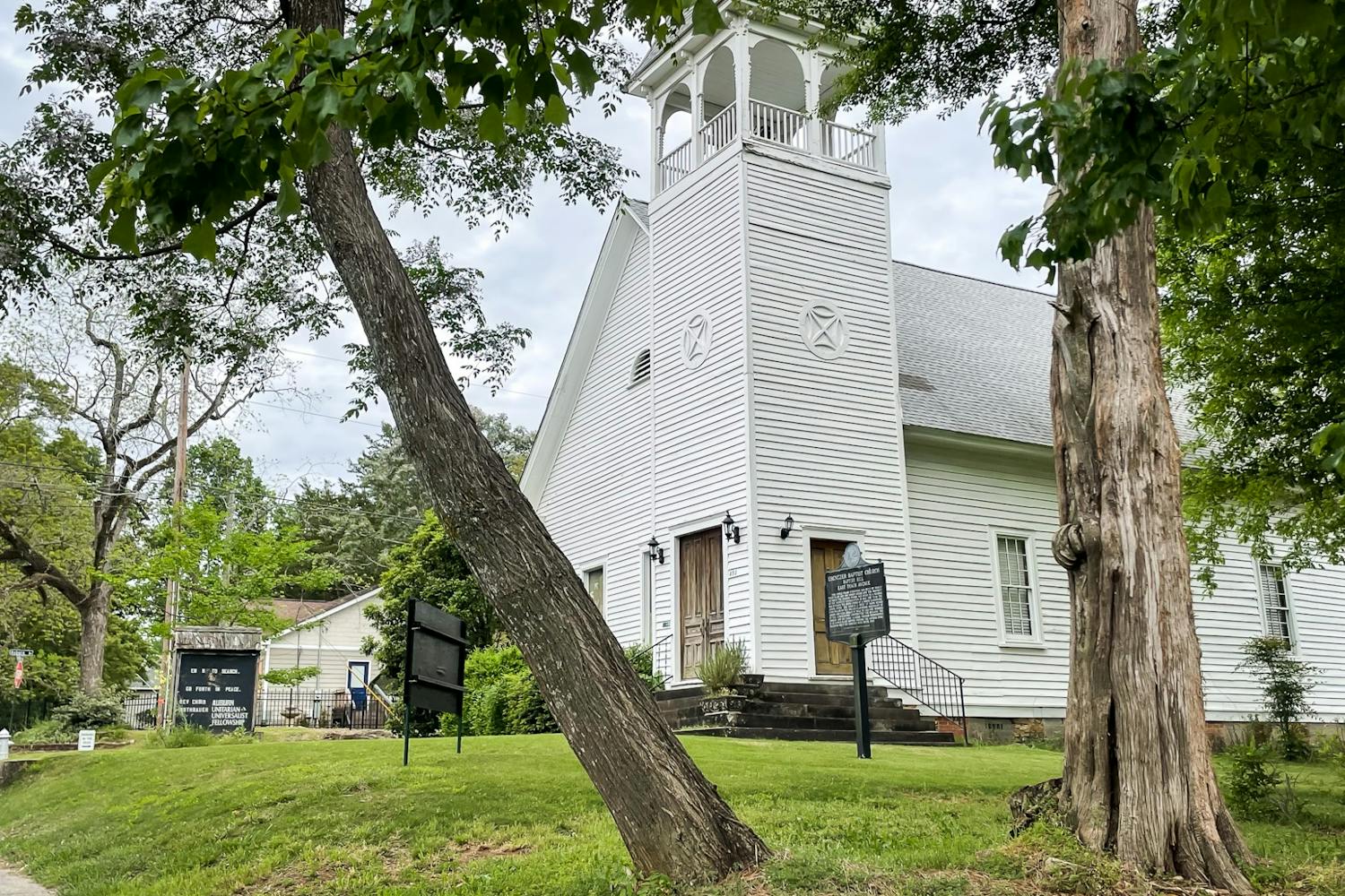 The exterior of Ebenezer Missionary Baptist Church. Archived Photo.