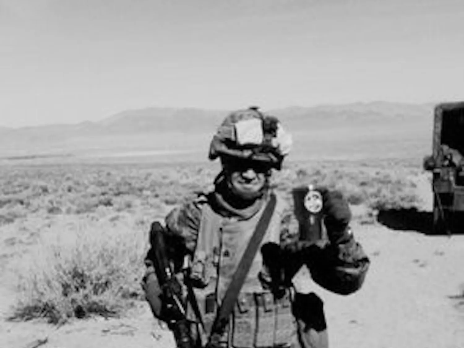 Mixon takes a break before starting his mountain training in California.