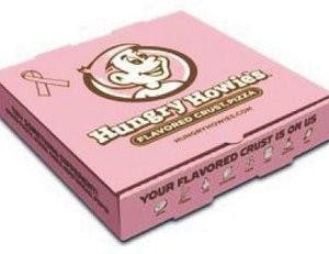 Hungry Howie's is teaming up with the National Breast Cancer Foundation to raise funds for research. Each pizza sold has a corporate donation attached and additional donations are made based on wristband sales. (Courtesy of Hungry Howie's)