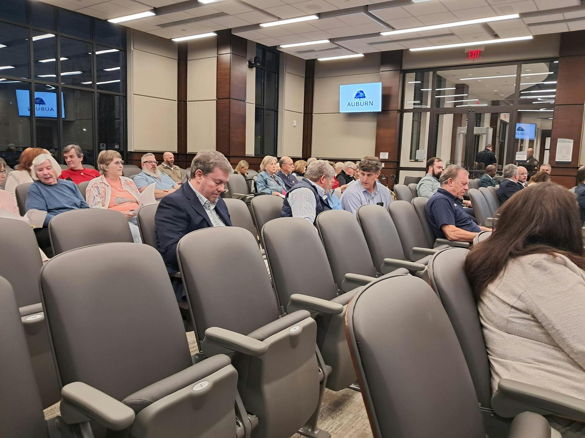 Citizens gather for the city council meeting on March 3 at 6 p.m.