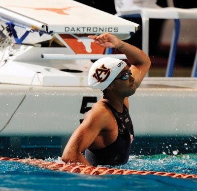 Vanderpool-Wallace is a 12-time All-American. (Todd Van Emst / MEDIA RELATIONS)