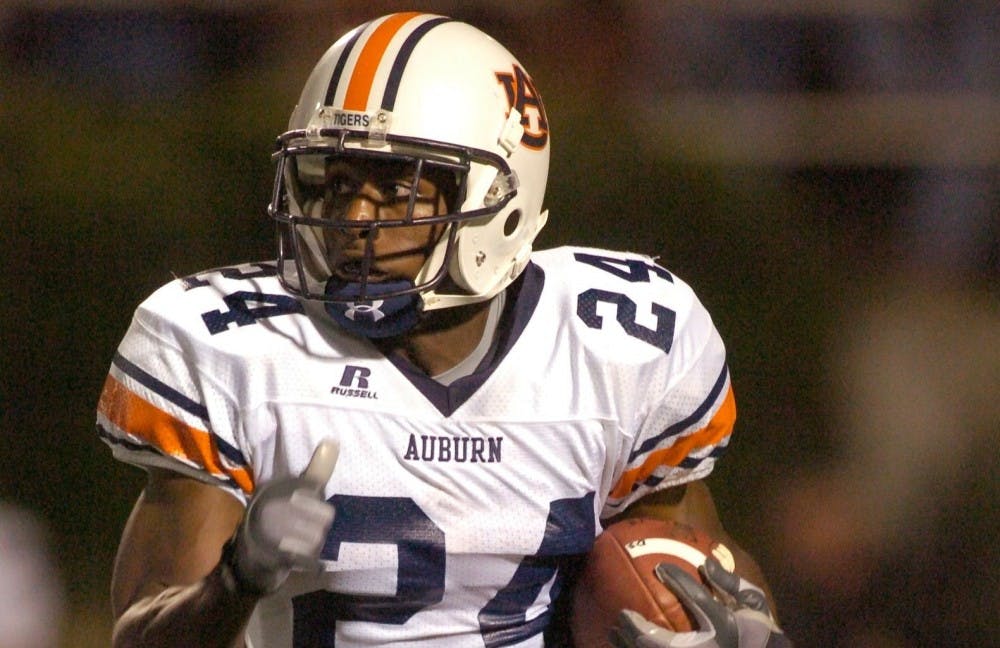 <p>Carnell Williams. Auburn vs. Ole Miss in Oxford, MS, on Saturday, October 30, 2004.</p>