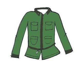 Hunting Jacket: "I like them oversized for girls."