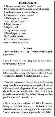 Foodie corner Conecuh sausage, shrimp and quinoa casserole recipe