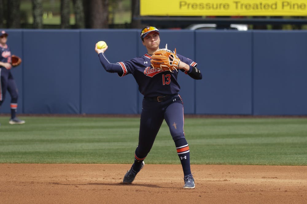 Auburn Softball playing in double header against Arkansas for first home SEC series of the season at Jane B. Moore Field on March 16th 2024