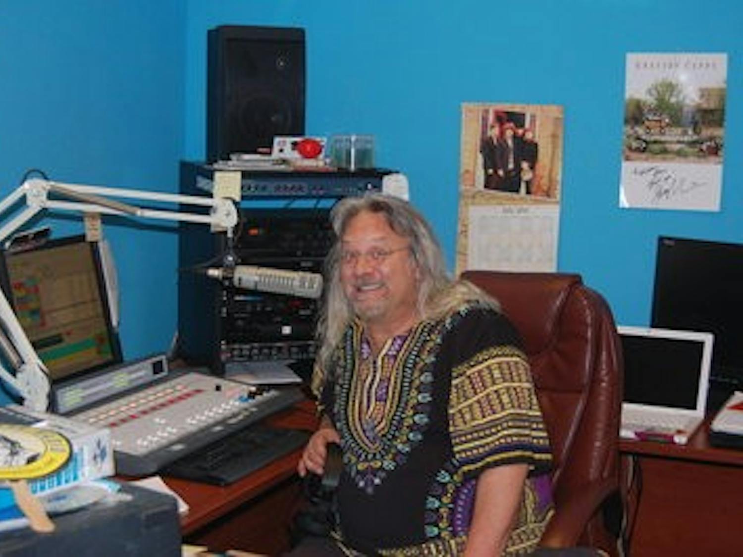 Wildman Steve in studio, July 30, 2010 in Auburn, Ala. (Brian Woodham / Associate Copy Editor)
