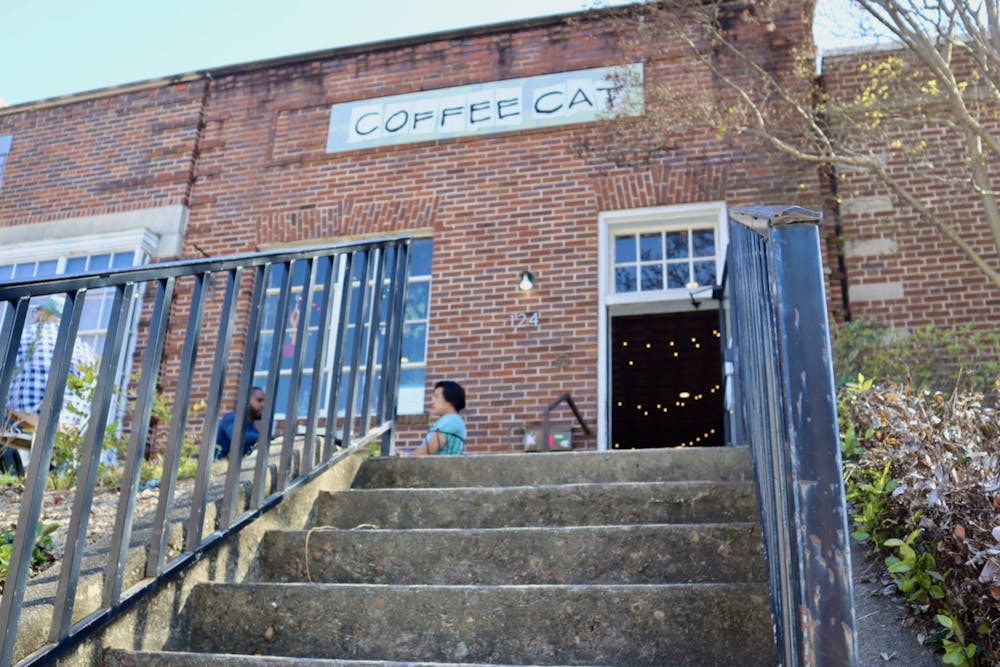 Locals enjoy an afternoon coffee at Coffee Cat on Mar. 23, 2023.