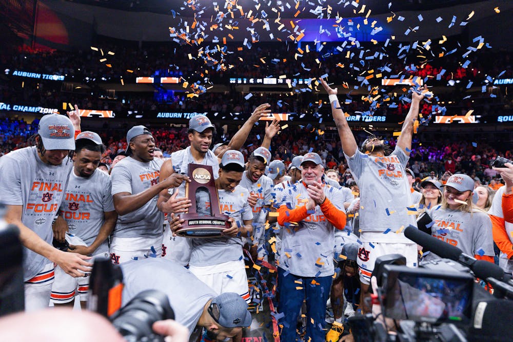 Auburn wins the 2025 South Regional Finals to advance to the 2025 Final Four on March 30, 2025.
