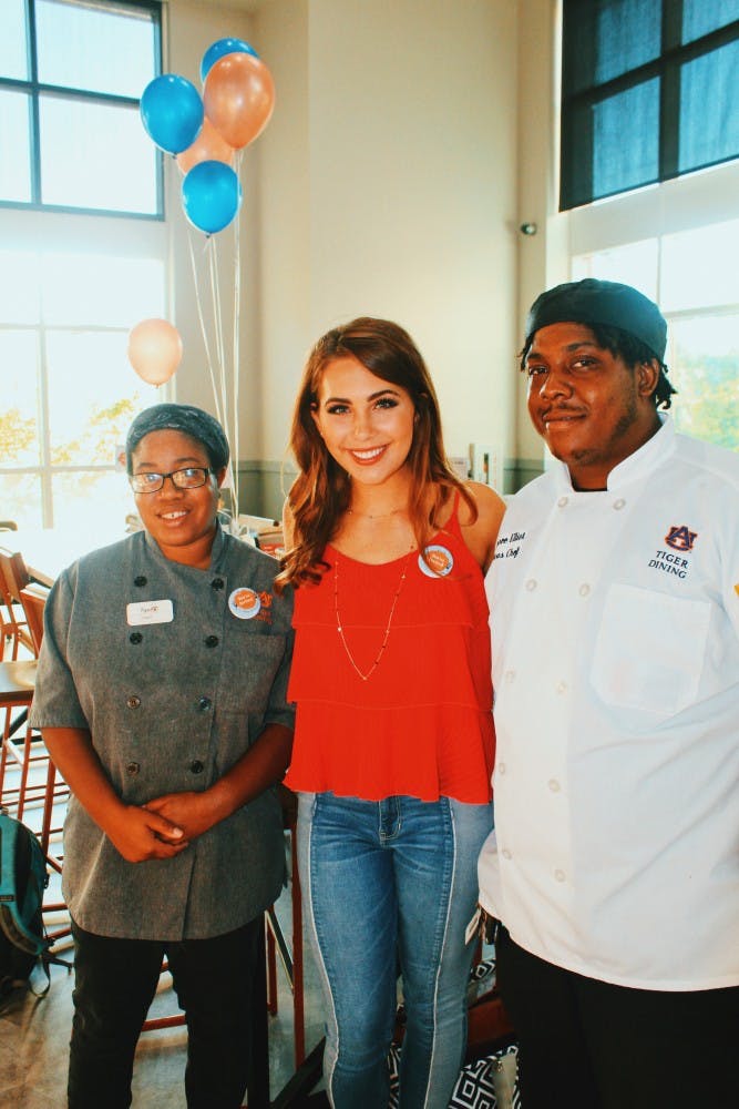 Lauren Bradford at first Auburn Family Table event 