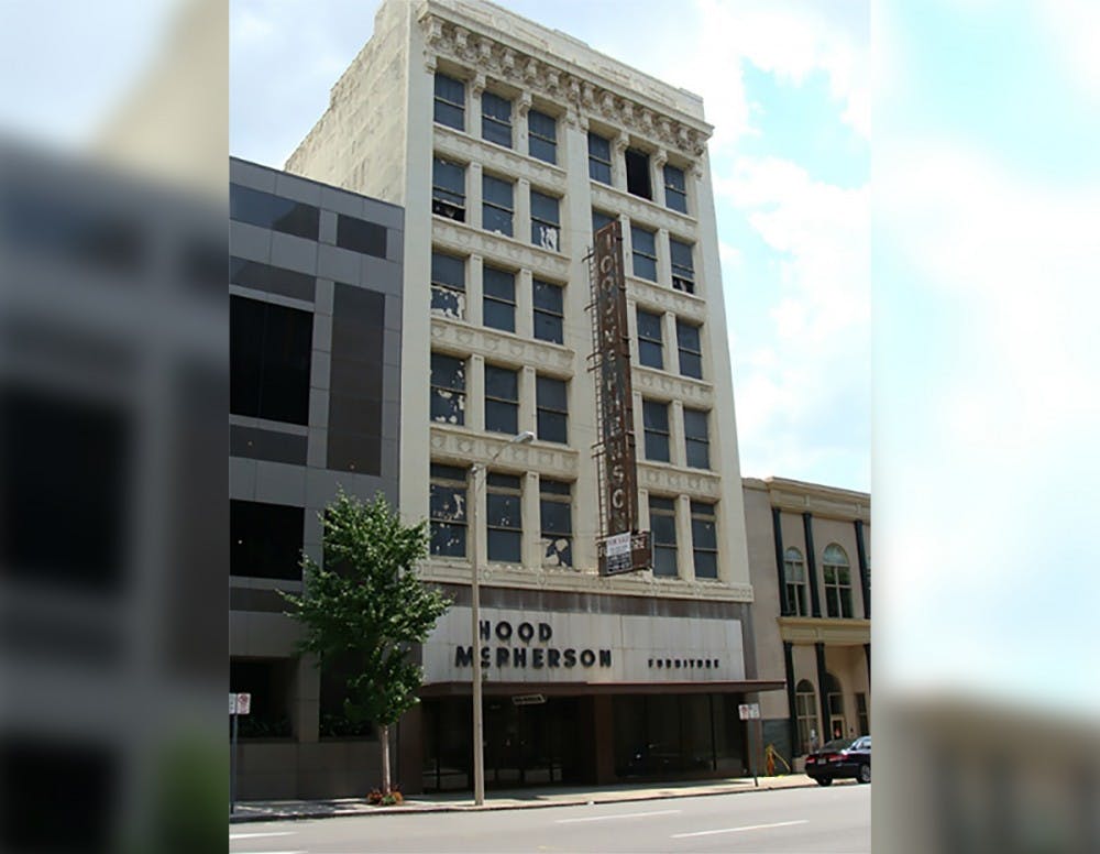 The Hood-McPherson Building is located in downtown Birmingham.