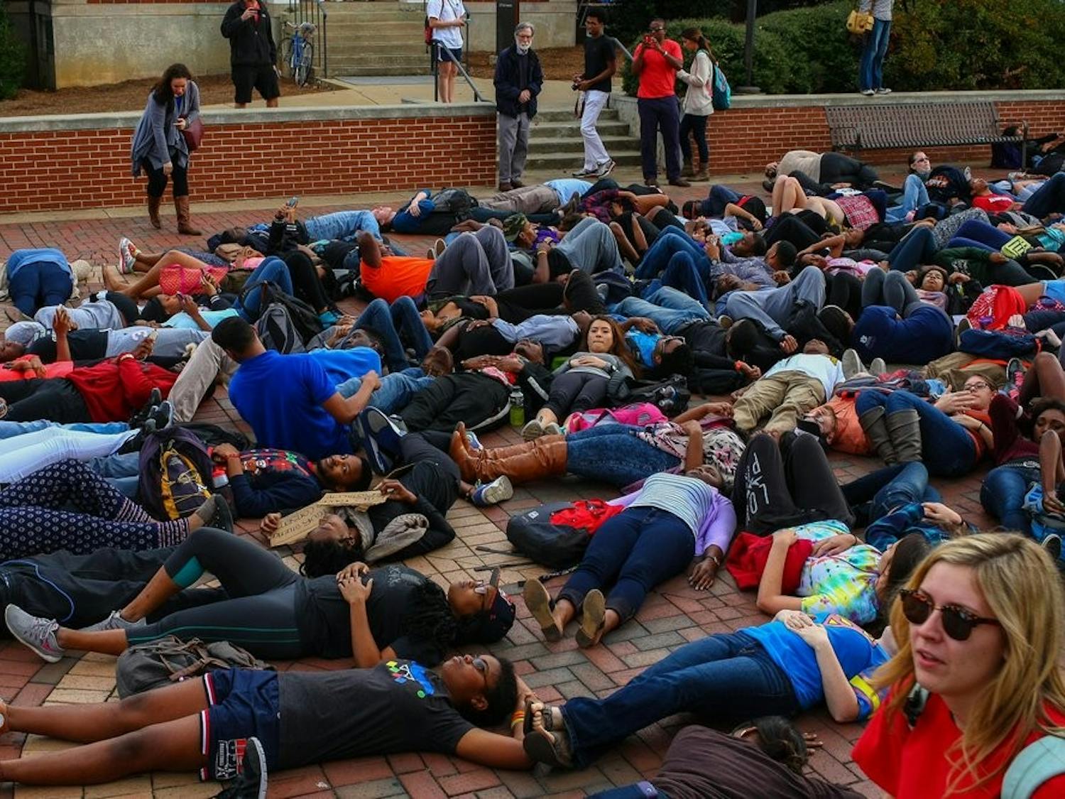Emily Klitzke (#5) jumping up to hit the ball. (Kenny Moss | Photographer)