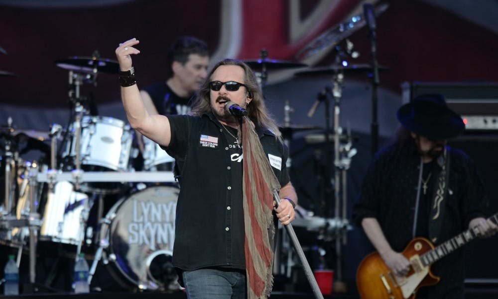 Lynyrd Skynyrd performs at Music and Miracles Superfest on Saturday, April 22, 2017 at Jordan-Hare Stadium in Auburn, Ala.