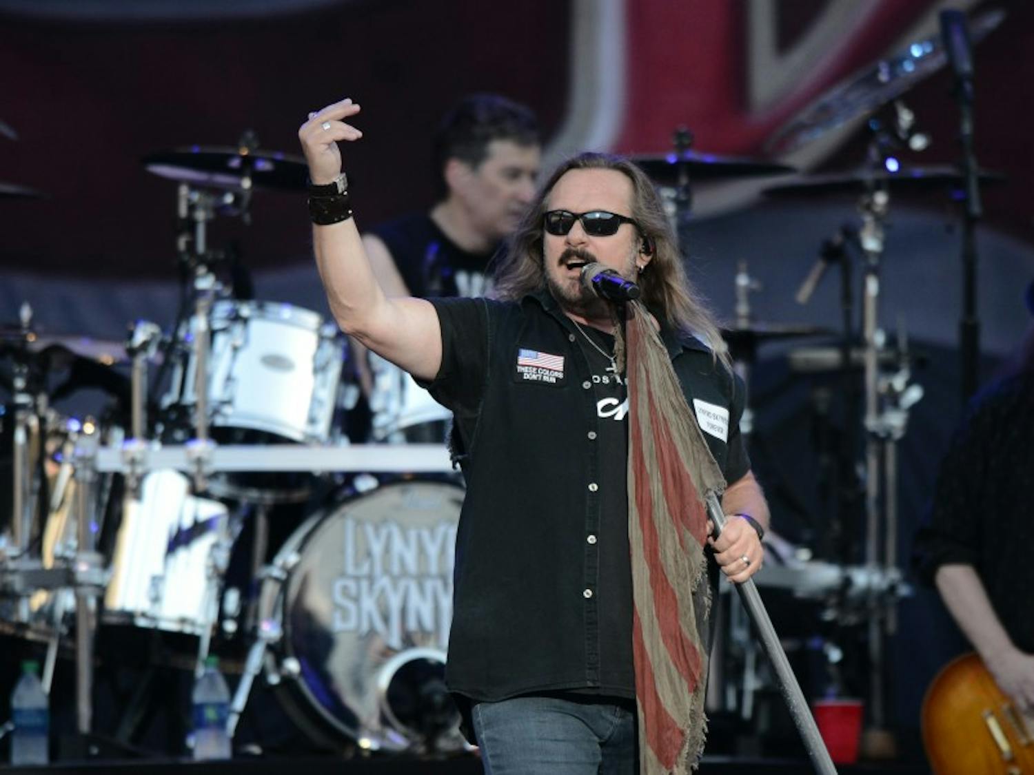 Lynyrd Skynyrd performs at Music and Miracles Superfest on Saturday, April 22, 2017 at Jordan-Hare Stadium in Auburn, Ala.