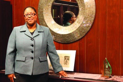 Chippewa Thomas will serve as the director of faculty engagement. (Alex Sager / PHOTO EDITOR)