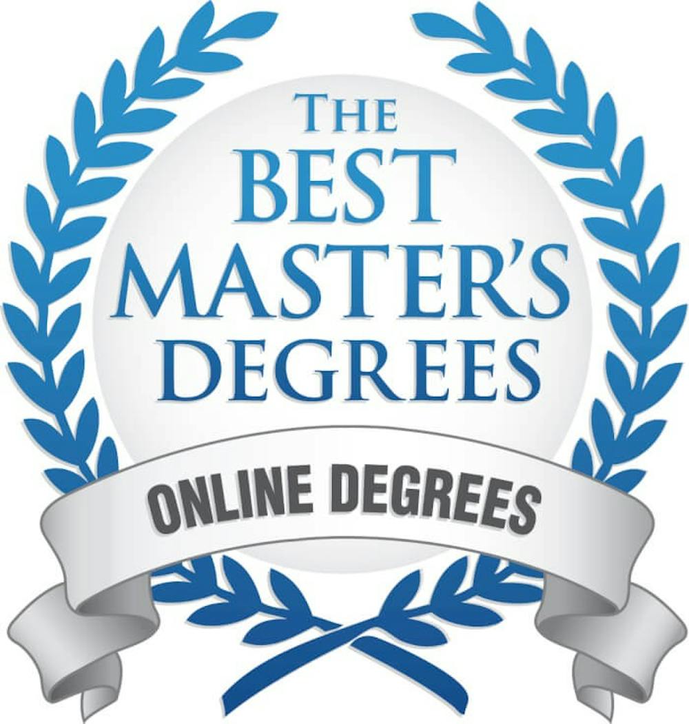 <p>Badge for The Best Master's Degrees for Online Degrees. </p>