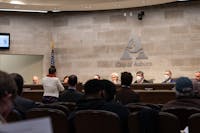 A special City Council meeting held on Jan. 25 to vote on a redistricting plan