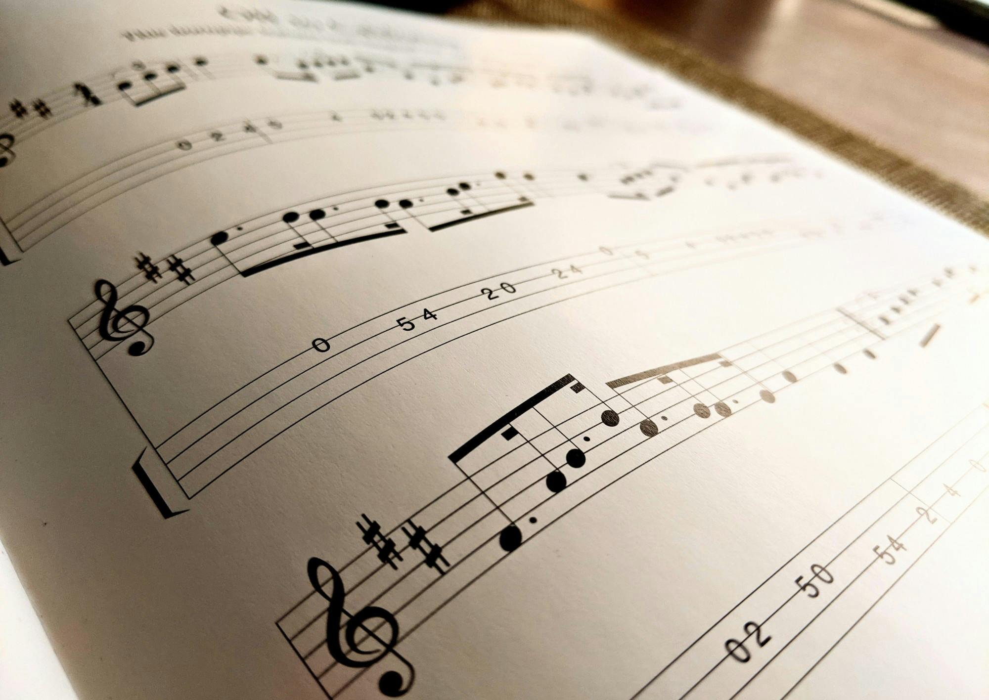 music sheet