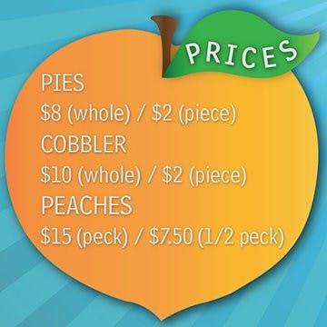 Trinity Lutheran Church will hold its annual Peach Festival July 19. The festival, in its 22nd year, will sell Chilton County peaches