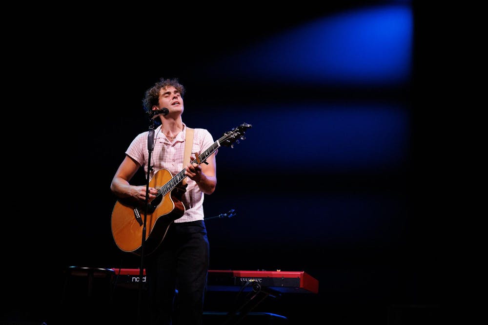 Joshua Bassett performs during the UPC Fall Concert at the Jay and Susie Gogue Performing Arts Center at Auburn University on Aug. 23, 2025. 