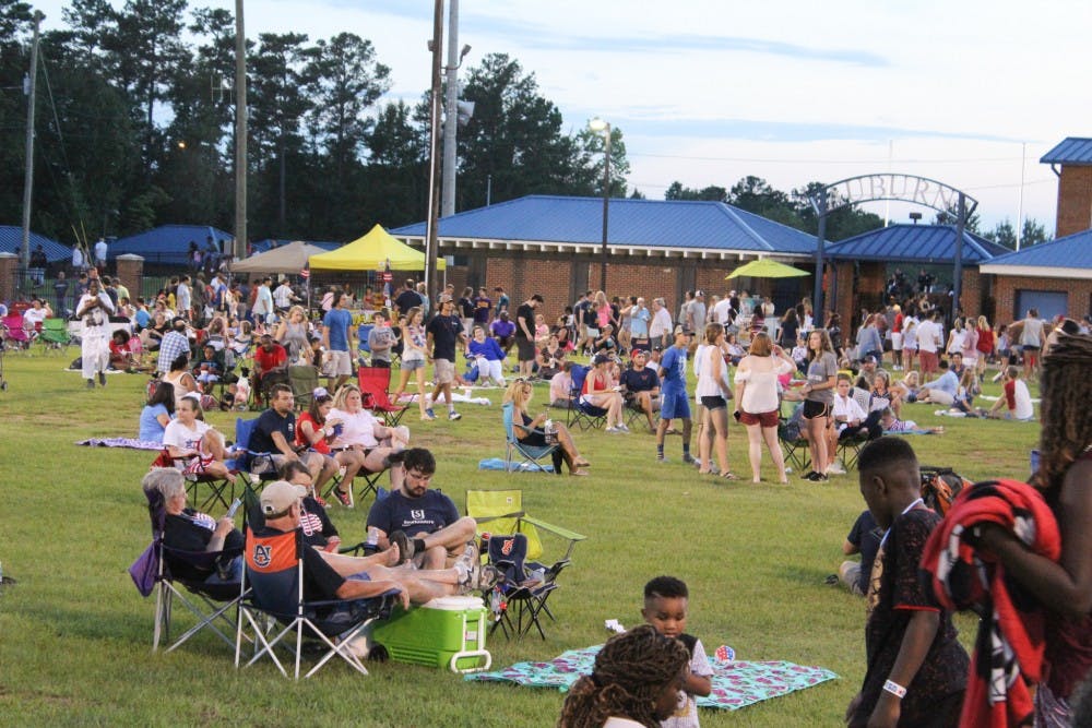 Members of the Auburn community enjoying the festivities at the annual Independence Day Celebration on July 4, 2018, in Auburn, Ala.&nbsp;