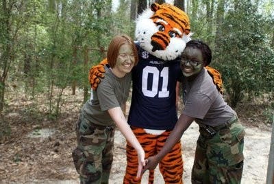 Aubie was also present to support the Mariners. (Katherine McCahey / ASSISTANT PHOTO EDITOR)