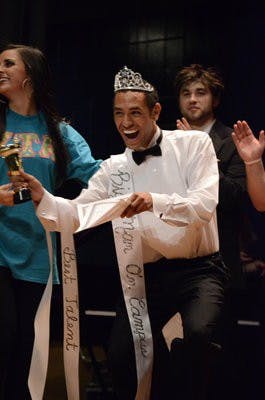 Camren Brantley-Rios, winner of ZTA's Big Man on Campus (Sarah May / Photo Editor)
