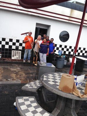 Broken gas pipe causes kitchen fire in Checkers