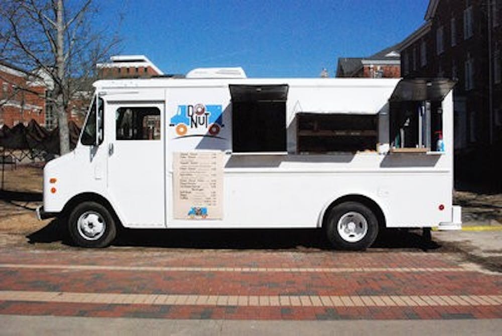 Charlie's Donut Truck is located outside of Parker Hall (Emily Enfinger / Photographer)