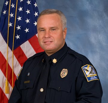 Sunday, July 15 marked the 25th anniversary of Dawson's first day as a police officer. (Courtesy of auburnalabama.org)