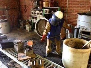 Christy Cameron works at Metal Museum