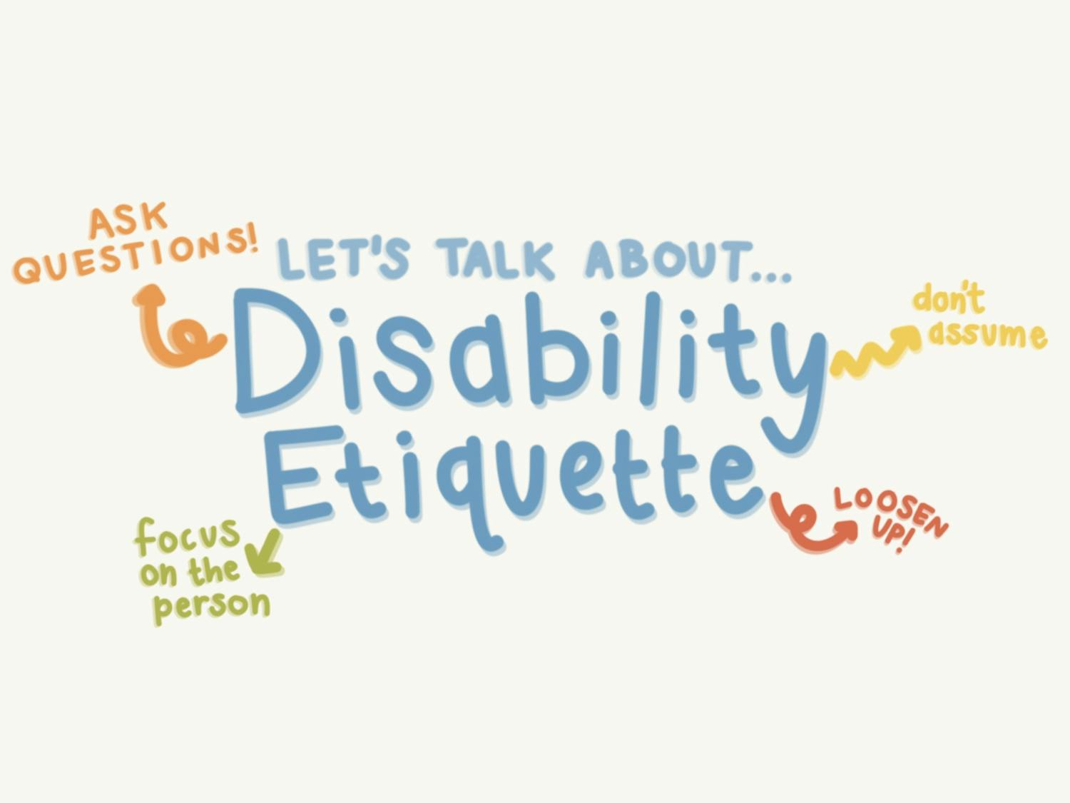 Disability Etiquette Graphic