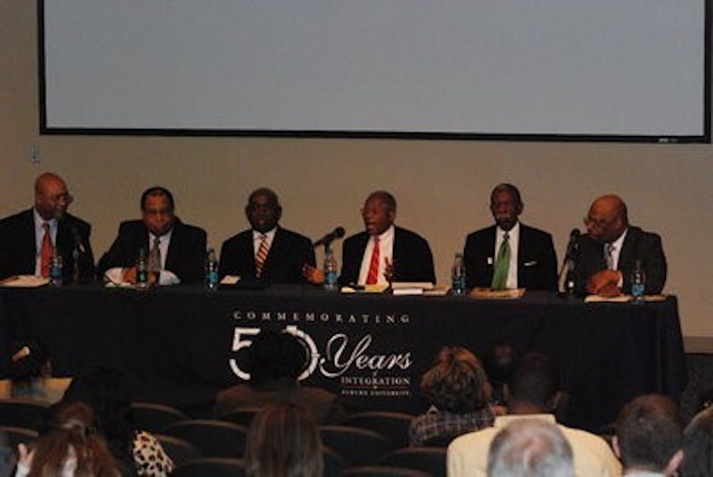 Guest panel of six included Harold A. Franklin, Fred Gray, Anthony Lee, Judge U. W. Clemon, Willie Wyatt Jr. and Samuel Pettijohn