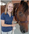 Rachel Pfeifle, a fourth-year student at Auburn University’s College of  Veterinary Medicine, has been awarded a national $75,000 Coyote Rock  Ranch Veterinary Scholarship.