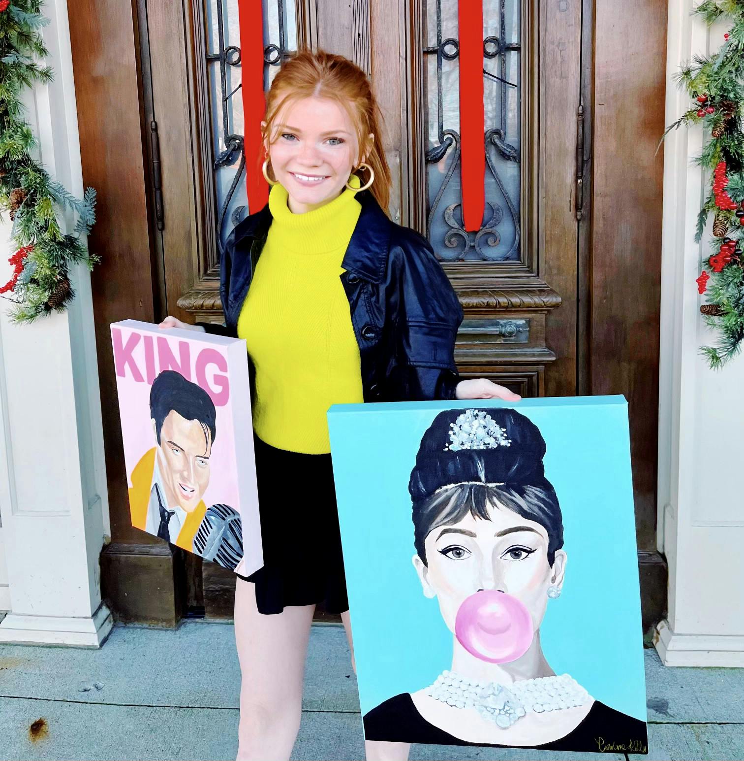 Caroline Kelly showcases her artwork