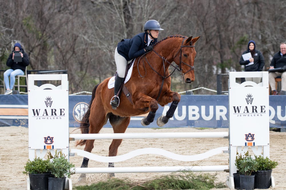 <p>&nbsp;Auburn Equestrian competes against UTM at Equestrian Center on February 17th 2024.&nbsp;</p>