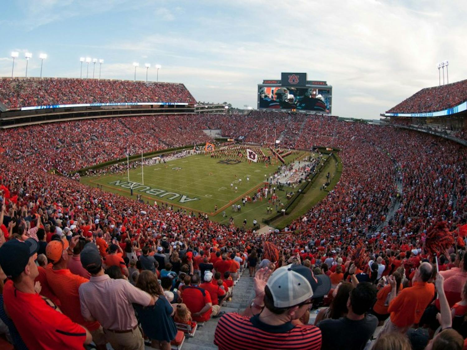 A view of Jordan-Hare Stadium just before kickoff. Auburn vs Arkansas State on Saturday, September 10, 2016 in Auburn, AL.