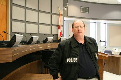 Capt. Tommy Carswell coordinates the Auburn Public Safety Academy, which will take place March 1 through May 3. (Rebecca Croomes / PHOTO EDITOR)