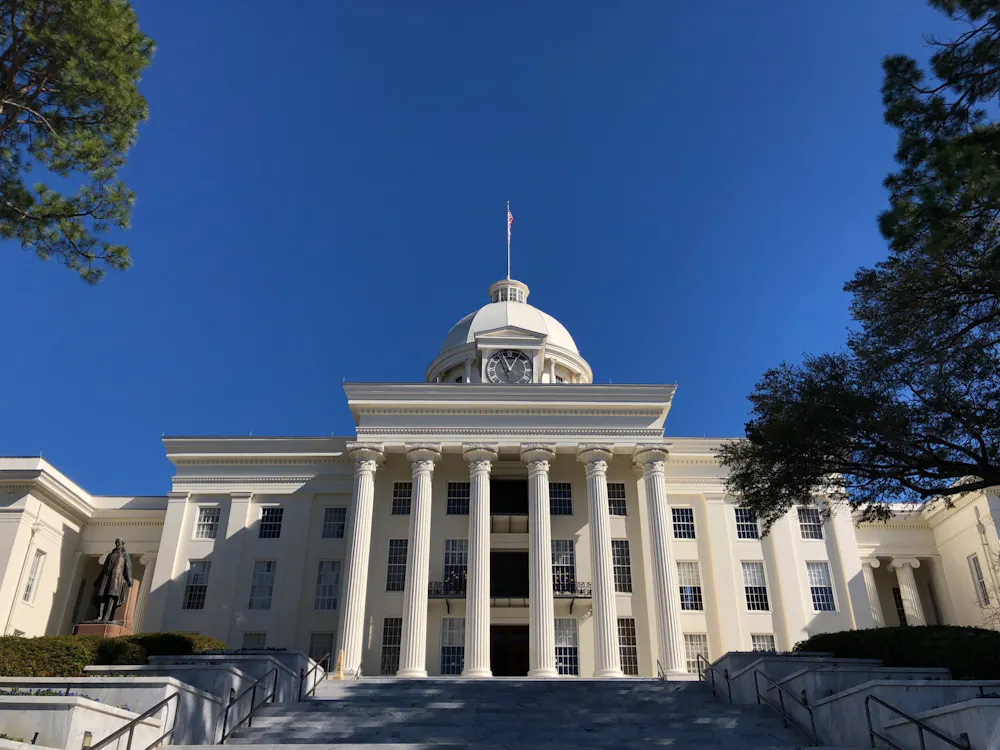 The Alabama State Capitol in Montgomery, Ala. Photo taken Jan. 28, 2020.