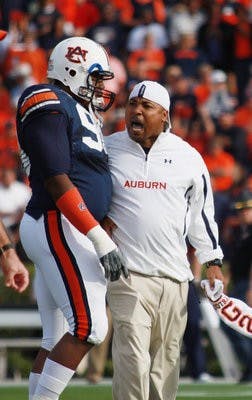 Trooper Taylor is one of many coaches that will be released from their duties by Gus Malzahn. (Emily Adams / PHOTO EDITOR)