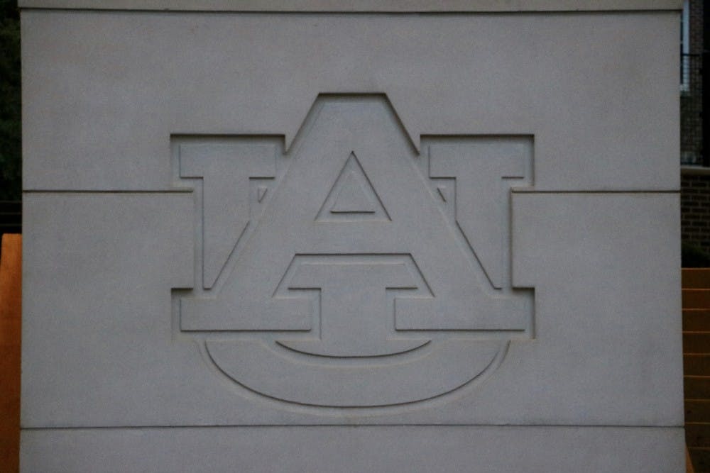 The Auburn Logo located outside of South Donahue on Tuesday, Oct. 15, 2019, in Auburn, Ala. 