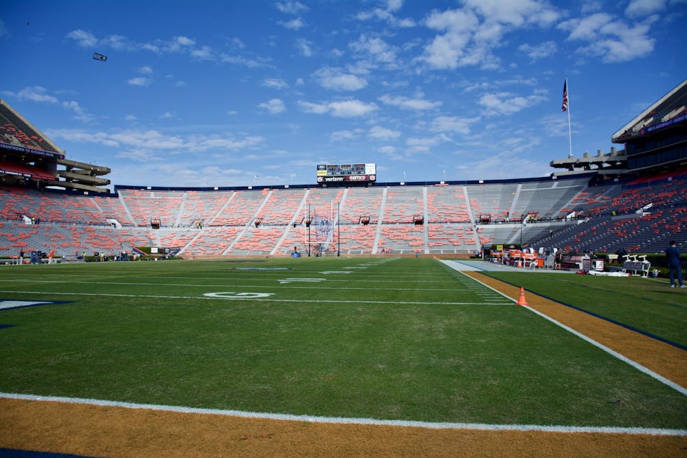 Jordan Hare Stadium during the Auburn vs. Alabama game on Saturday, Nov. 30, 2019, in Auburn, Ala. 