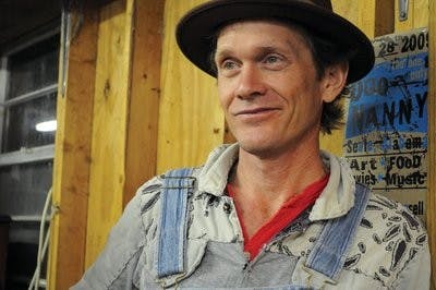 Butch Anthony, an artist who calls himself "the junk man," lives and works in Seale. (Christen Harned / ASSISTANT PHOTO EDITOR)