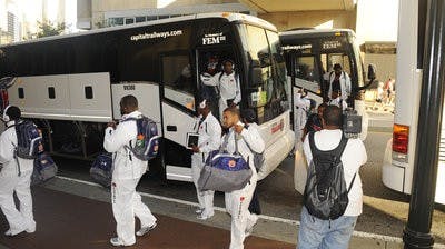 Auburn arrives in Atlanta to take on Clemson on Friday, August 31, 2012 in Atlanta, GA.

(Courtesy of Todd Van Emst)
