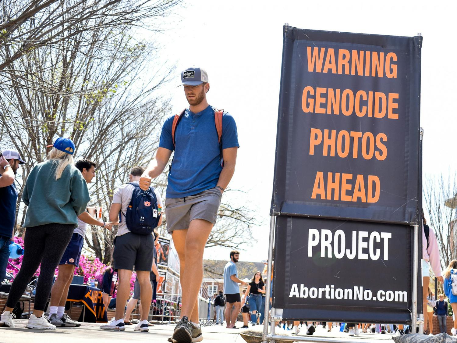 Anti-Abortion Genocide demonstration