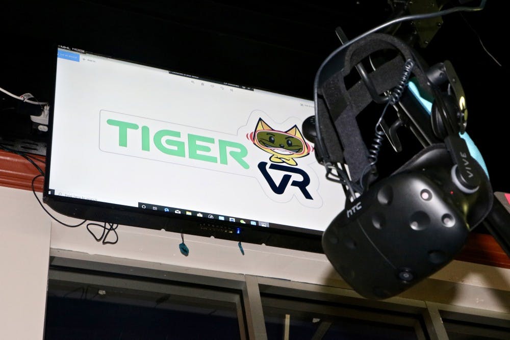 The Tiger VR Cafe is home to a new virtual reality feature Sept. 17, 2019, in Downtown Auburn, Ala. 